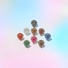 European and American cross-border retro alloy rhinestone large glass brooch, luxurious and high-end women's clothing brooch accessory pin undefined